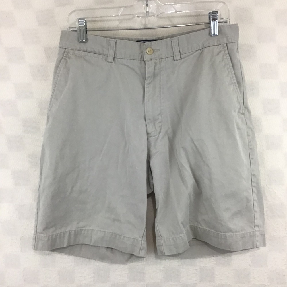 Polo Ralph Lauren‎ Mens Prospect Short 32 Khaki Tan Cotton Chino Flat Front 9 In